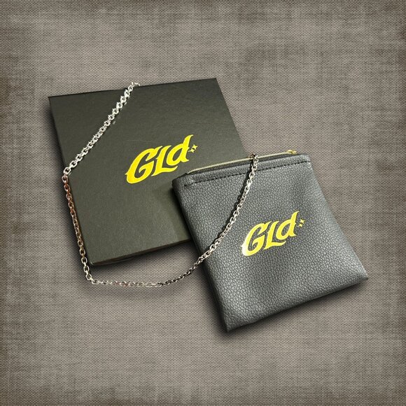 White Gold GLD Box Chain Necklace 20" Can Be Adjusted to 22" NWT - Picture 6 of 8